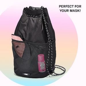 PINK drawstring bag